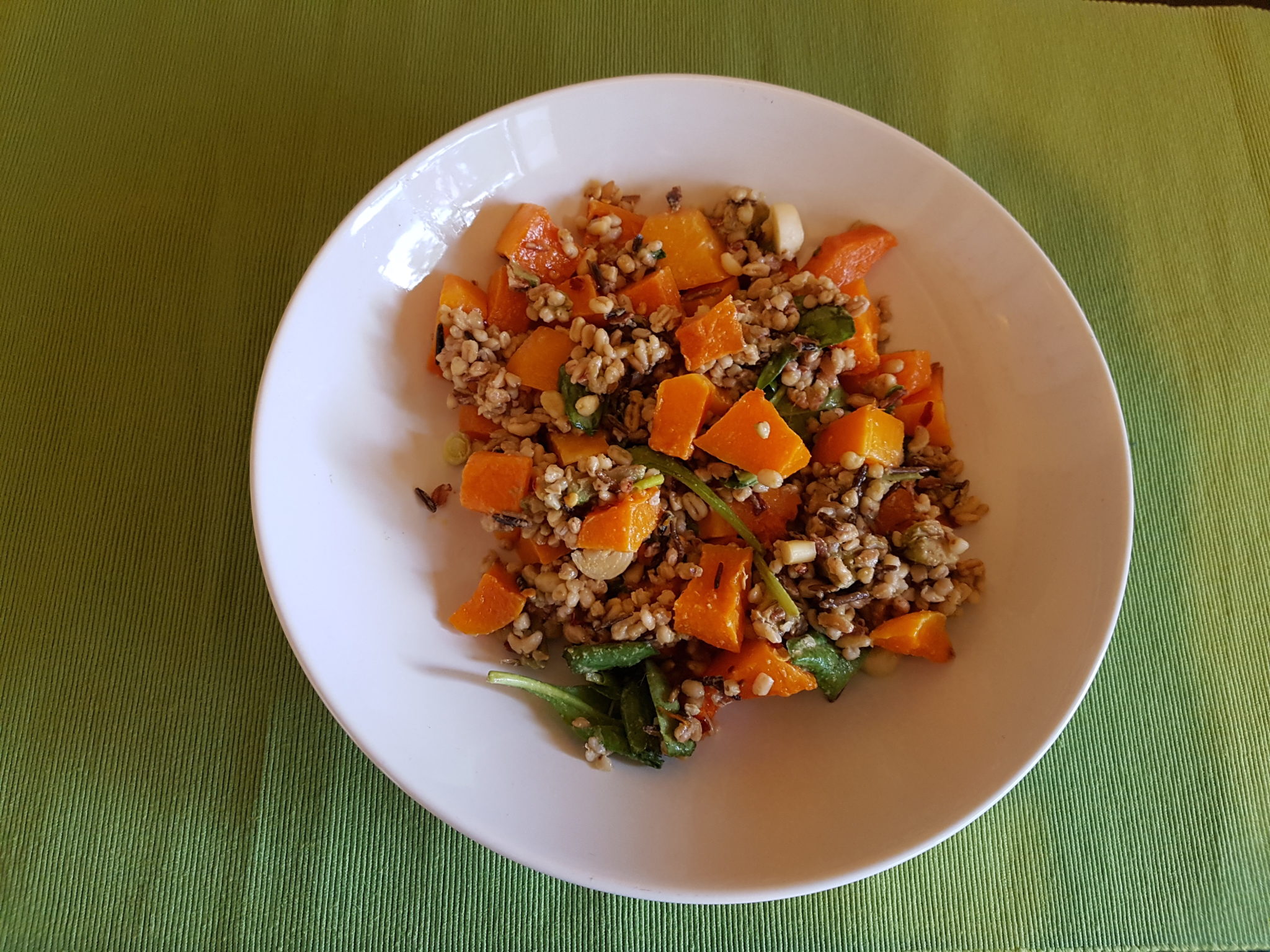 Quick and Easy Butternut Squash 7 Grain Salad